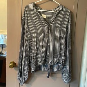 American Eagle Tie-Bottom Top